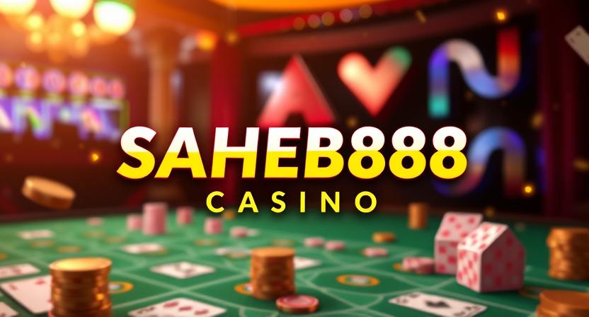 Live dealer streaming tables on SAHEB888 casino